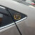 北京现代标志金属侧标ix35新途胜领动改装悦动装饰用品车标贴 现代加大款金色（一个）