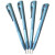 YT-WC金属可检测圆珠笔一体式无小零件可系绳可换芯 适用GBT27341 蓝壳黑墨30支