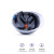 HKNA安全帽工地国标头盔男夏季白色透气工作帽定制logo印字可调节 A3蓝色旋钮帽衬（ABS高硬度更安全）