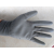 灰色PU涂掌手套耐磨劳保防护工作手套尼龙㓎胶挂胶手套 深灰色 S