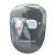添新焊工防护面具防烤脸电焊面罩新型透气型氩弧焊隔热面罩 BX-6单独面罩不含眼镜松紧带