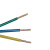 中迈 电线电缆 国标家装单芯单股铜芯硬线 BV-300/500V-1*1平方 双色 100米