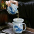 卡地森高档手绘青花瓷功夫茶具套装景德镇家用中式陶瓷茶壶盖碗茶杯礼盒 修竹 13头