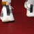 爱柯部落 消毒垫出入口地毯门垫 双条纹地垫迎宾毯logo可定制进门除尘吸水防滑垫60×90cm中国红111223