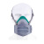 世达（SATA）FH0610 硅胶防尘呼吸组套 PPE 白色