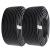 捷诺立（JNL）N88342 包塑金属软管电线穿线管蛇皮波纹管 普通φ16/17米 黑色