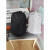 LULULEMON新款韩版大容量旅行电脑双肩背包学生学院风男女防水书包 黑色 20-35升