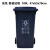 户外环卫垃圾桶大号厨余有害其他可回收垃圾分类带盖大型 泰禧阁 100L灰色：带轮带盖(其他垃圾)