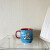 元族史努比叠叠碗叠叠杯4只可爱卡通陶瓷马克杯套装咖啡杯牛奶水杯 蓝色-475ml 0个