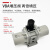 SMC型增压阀VBA10AVBA20A-03VBA40A-04GN储气罐5/10/20/38LX VBA40A-04GN(带压力表和消声器)