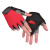 聚远 JUYUAN  战术手套 举重半指防滑战术手套户外防晒手套  红色XL码(4双装) 