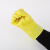 圣驰PVC浸塑颗粒加厚止滑棉绒内衬工业保护PVC浸塑手套 桔色（棉内衬）
