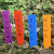 安赛瑞 一字型加厚PP标签（500个）园艺标签一字型插地标签PP塑料标签 深蓝色 10×2cm 530278