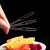 拜杰一次性叉子500只水果叉塑料水果签甜品叉叉甜点叉 塑料水果叉独立包装200只