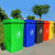 安大侠 户外环卫垃圾桶 大号加厚分类垃圾桶商用塑料工业垃圾桶带盖物业翻盖果皮箱 240L灰色