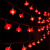 盛王盛荣 led彩灯闪灯串灯装饰灯小灯笼串挂灯过年布置红色中国结20米200灯插电 LED红灯笼