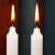 德岐 蜡烛 加粗加长停电应急照明蜡烛1.7*20cm白色(10根)