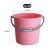 加厚圆形洗衣手提水桶桶多功能储洗衣塑料桶水桶桶装洗衣 加厚24L北欧粉+水勺