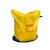 希万辉 加厚防水耐磨打包袋环保集包袋快递物流中转袋 黄色一扫光拉链中转袋