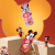 迪士尼儿童网红糖果喜糖硬糖米奇米妮卡通幼儿园活动零食 【20支】喜乐草莓味-红色米奇