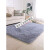 沙发前的地垫 北欧地毯卧室客厅满铺可爱房间床边毯茶几沙发榻榻 米白色长绒 0.5*1.6米