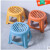 塑料凳子加厚欧式椅子时尚创意矮凳塑胶凳子简约板凳 D-2059小号桃红(买一带一同款)