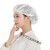 棉厨师帽女厨房做饭防油烟餐厅工作帽防掉发卫生护士帽子 白色 可调节