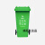 垃圾分类垃圾桶带盖大号户外环卫商用餐厨240升公共场合厨余120升  乐贝静 30L绿色无轮(餐厨垃圾)