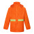 劳博士 LK035 分体双层环卫安全反光警示雨衣雨裤 清洁工路政园林户外雨衣 橘色L