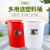 靓丽加（Lianglijia）工业大白桶 白色 65号大容量塑胶油桶加厚桶塑料水桶含盖含提手