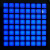 定制J 大尺寸x方块方格点阵模块可级联  红绿蓝可选 红色