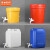 京洲实邦 加厚塑料桶带水龙头酒桶油桶储水桶 红色10l