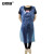 安赛瑞 一次性塑料围裙 防水防油防油漆颜料一次性围裙 蓝色 均码（100条装） 11377