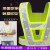 LED带灯反光马甲充电反光背心施工环卫反光衣骑行反光安全服 充电款黄色- XL