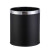 碧蓝仕（BILANSHI）垃圾桶 10L单层阻燃塑料黑色 圆形无盖客房垃圾桶