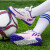 女童足球鞋小学生AG女孩专用TF男童鞋子C罗训练碎钉儿童 A08-白粉 36码