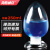 海斯迪克 HKQS-161 种子瓶加厚玻璃锥形带塞子鸡心瓶展示瓶 250ml 