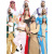 耀超阿拉伯服装男 万圣节阿拉伯服装成人男女cos化妆舞会中东迪拜衣服 白色阿拉伯(+胡子)