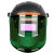 TWTCKYUS电焊焊帽可调节面罩自动变光眼镜焊工防护面具头戴式氩弧焊 广角大视野面罩1件