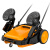 赫思迪格 无动力手推式扫地机 清洁道路粉尘清扫车 JG-1800