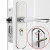 玥玛室内门锁卧室房门锁木门锁不锈钢可调节房间门锁旧门锁换新锁YM-KTS01（144）