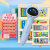 智学伴点读笔幼儿点读机0-6岁英语启蒙早教机拼音挂图学习机儿童玩具 天蓝色32G25本书