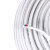 天联 电缆 BVVB2*1.0平方明装电源线 扁平硬护套硬线 白色100米