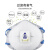 仁聚益定制适用化工厂防毒口罩活性炭防护化学实验室防有机气体酸性有害气味尘 防有机气体【头戴式】1只 8577 均码