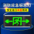 消防应急灯停电充电式备用超长待机多功能蓄电池商用紧急疏散 新国标单面安全出口双向