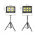 佑工信 led射灯支架立式三角架带插头接电室外 400W接电款+2米支架+4米插头线【照约400m²】 单位：只