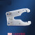 雕刻机刀夹自动换刀架ISO30/BT30数控加工中心卡爪换刀库bt40卡键 HSK63F白色升级版刀夹
