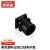 祥来鑫 金属串口外壳黑色塑料尾套9.0mm  适用于DB9/15/25/37P出线口100个/包 XLX-WC6WT9