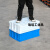 白色周转箱长方形塑料加厚大号收纳盒储物带盖600×400*300 400-90箱外径：440*320*100 白色