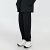 卡帕（Kappa）针织休闲裤新款男字母简约运动裤黑色长裤小脚卫裤 黑色-990 M